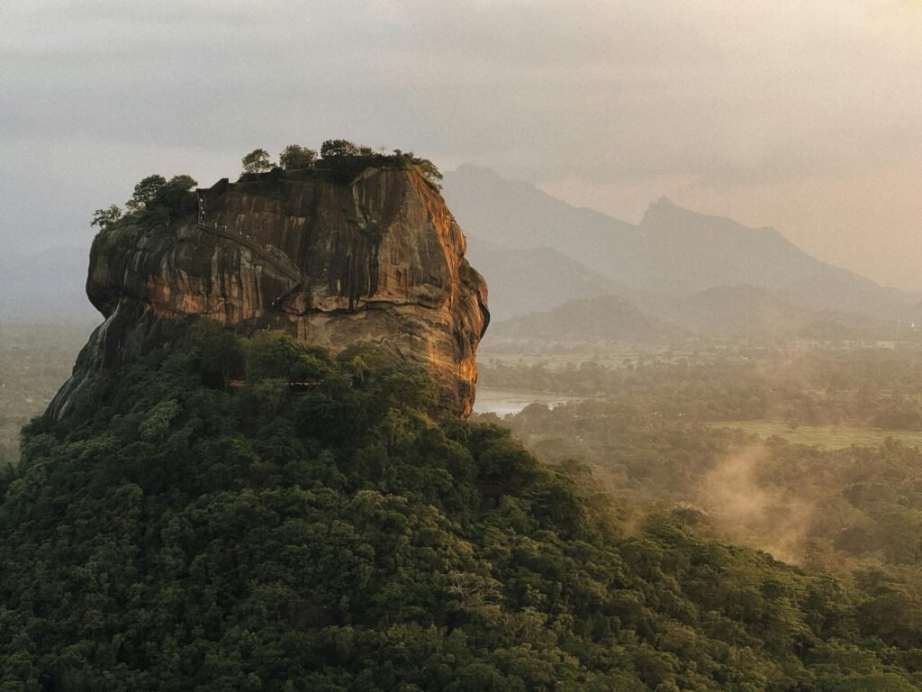 lion rock in sigiriya sri lanka