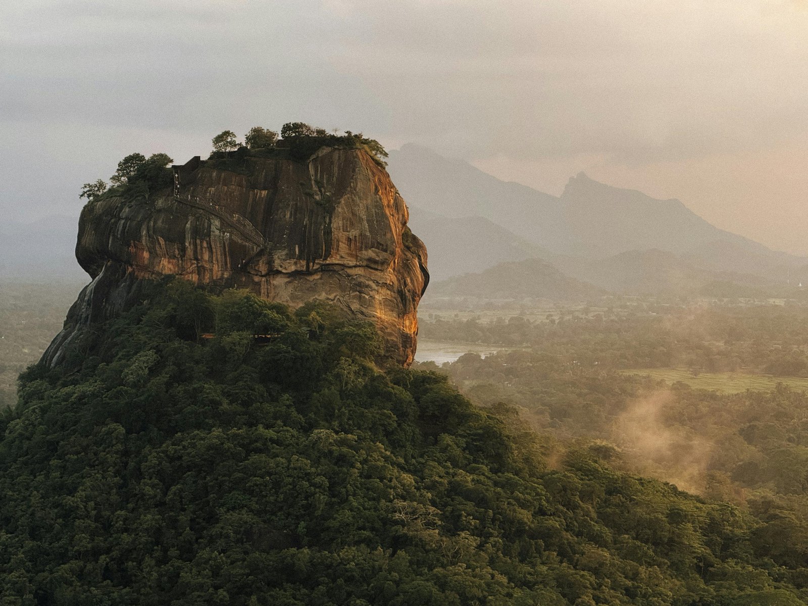 lion rock in sigiriya sri lanka