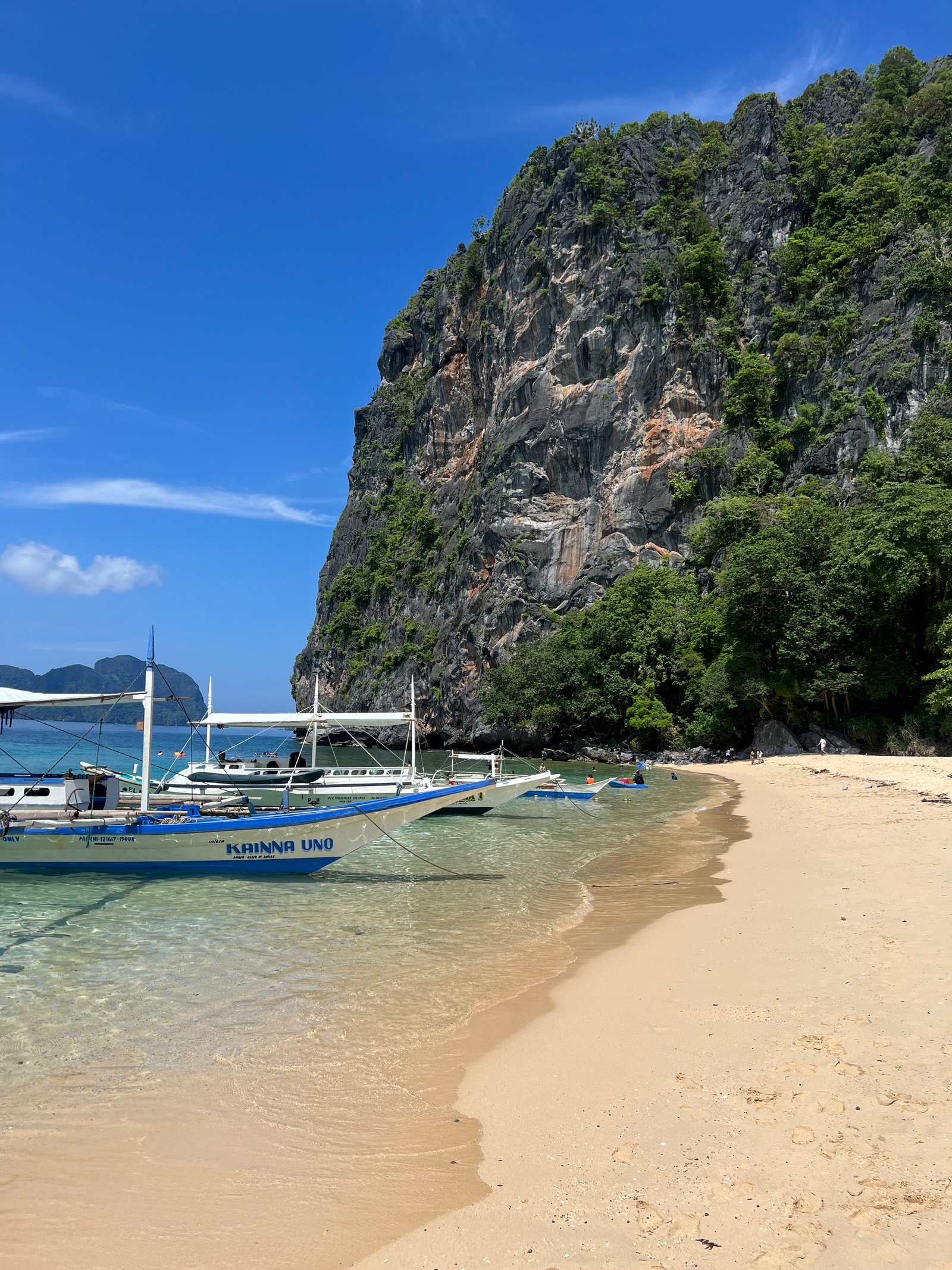 boottour vanaf Port Barton in Palawan