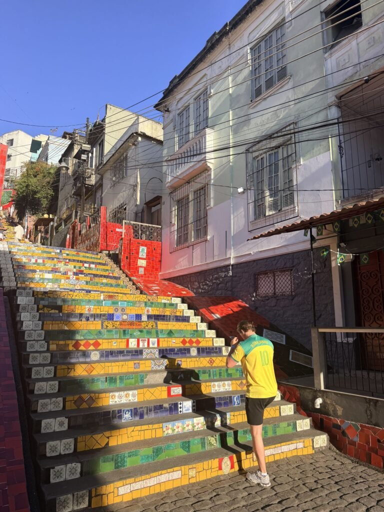 De kleurrijke tegels van de Escadaria Selarón in Rio de Janeiro