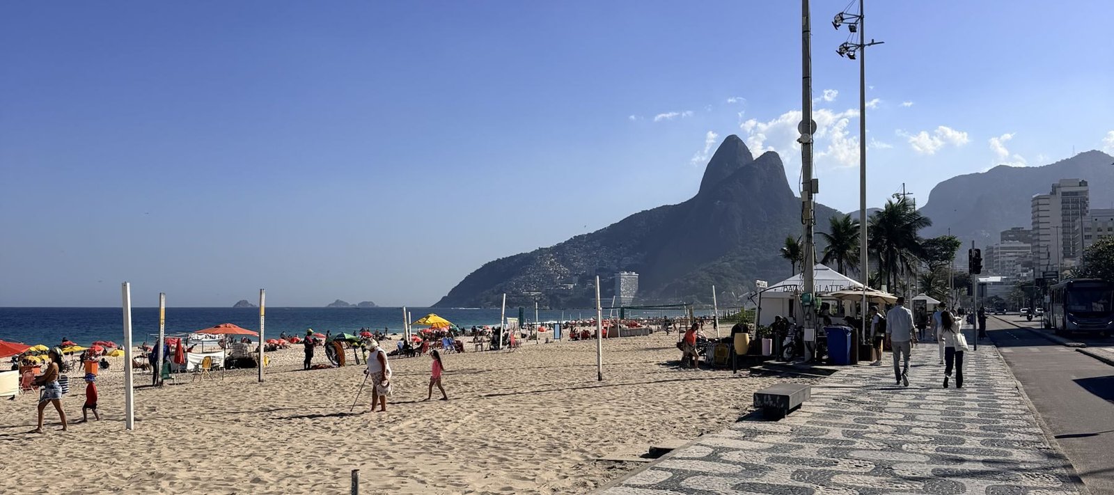Het golfpatroon op de boulevard van Copacabana