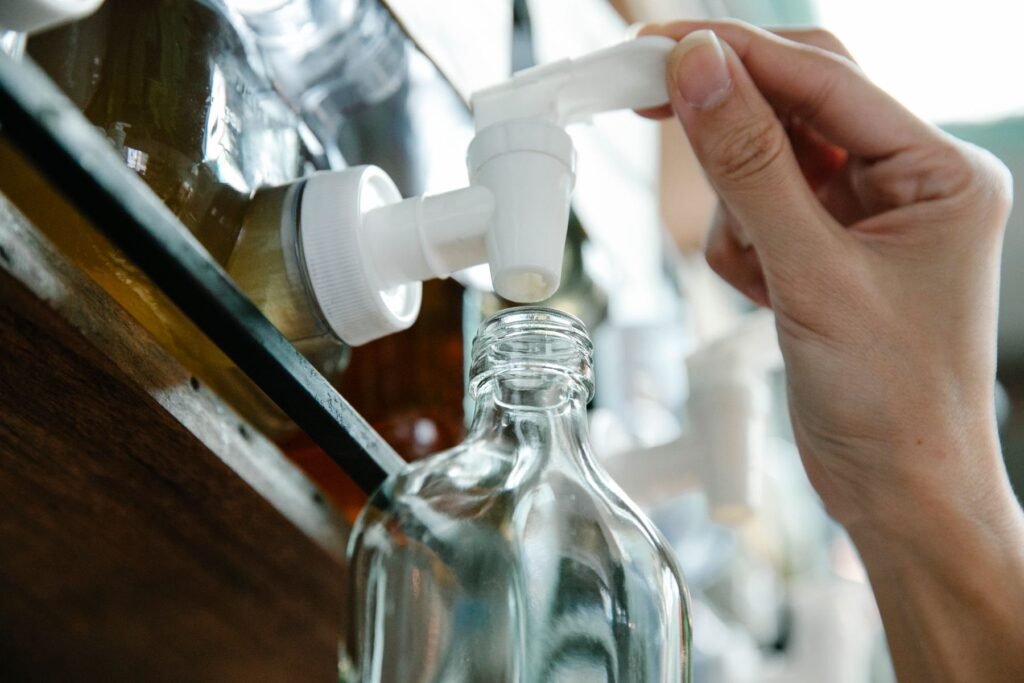 Waterfles bijvullen bij een tappunt