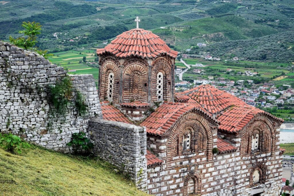 Byzantijnse kerk in de citadel van Berat