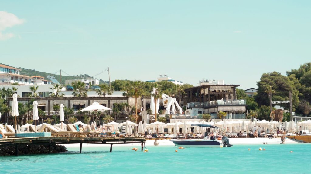 Strandclubs bij Ksamil