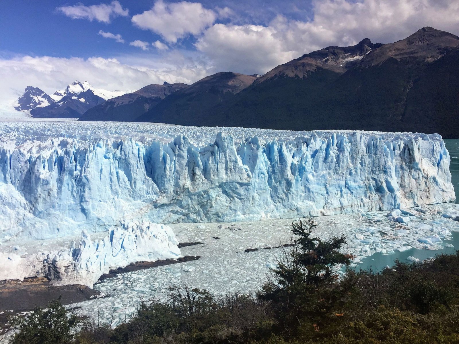 De Perito Moreno-gletsjer bij El Calafate
