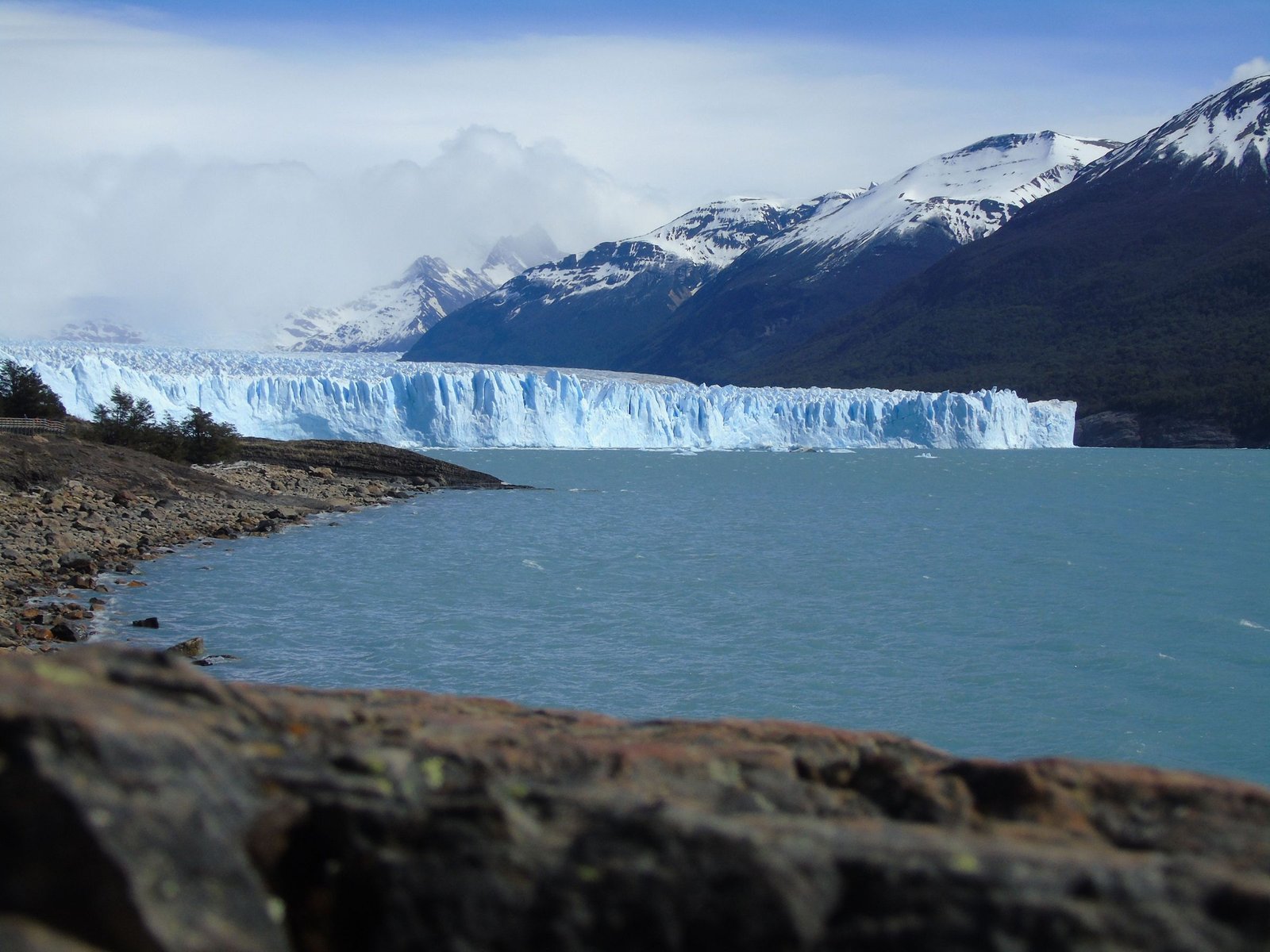 De Perito Moreno-gletsjer aan het Lago Argentino