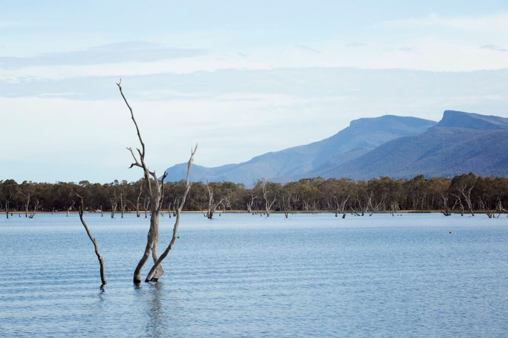 Lake Fyans in de Grampians