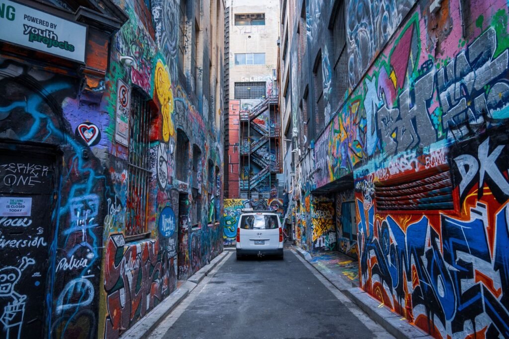 Streetart in Hosier Lane