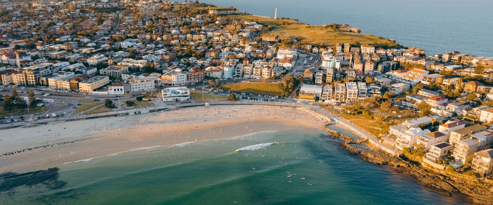 Bondi Beach van bovenaf