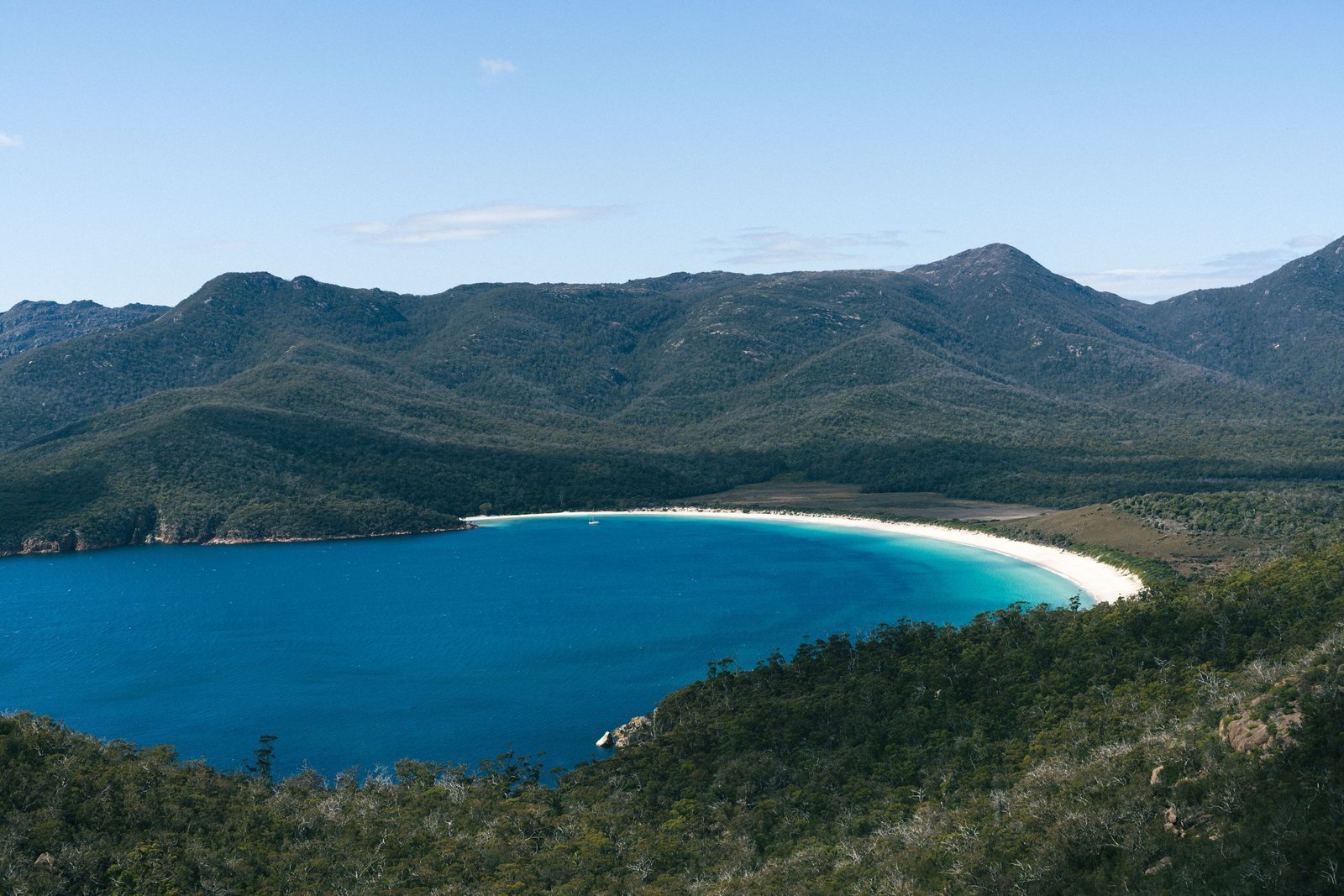 Wineglass Bay op Tasmanië