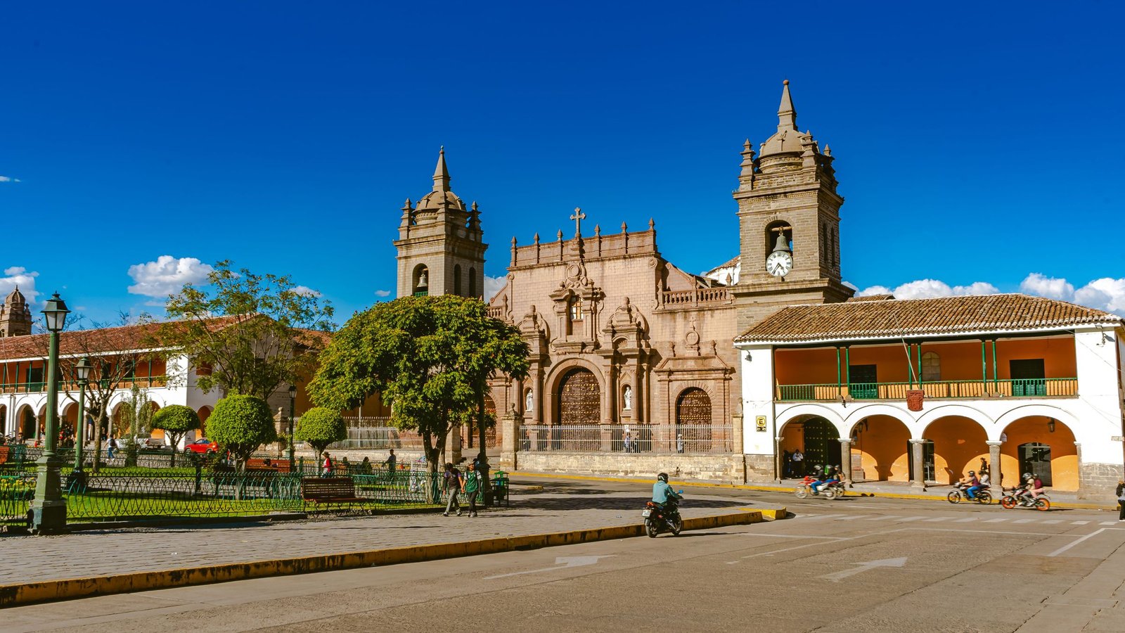 Koloniale gebouwen en kathedraal in Sucre