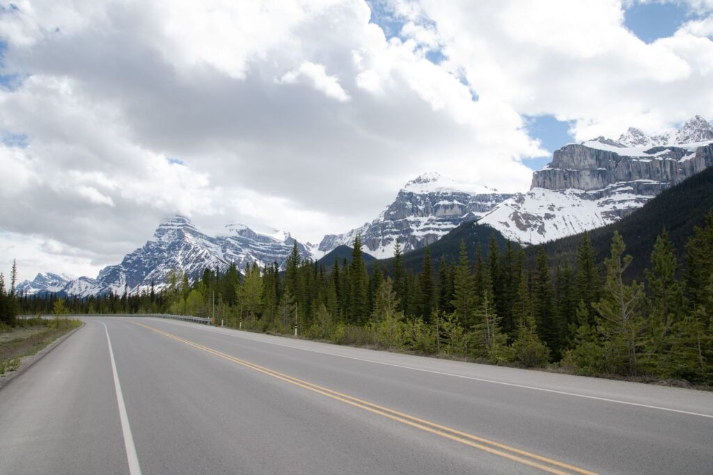 De Icefields Parkway in Alberta
