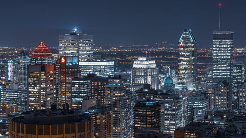 Montreal bij nacht