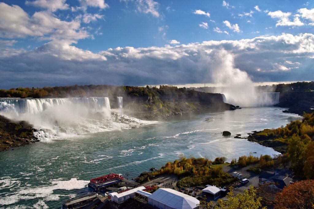 Overzicht van de Niagara Falls