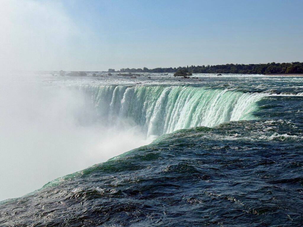 De rand van de Horseshoe Falls