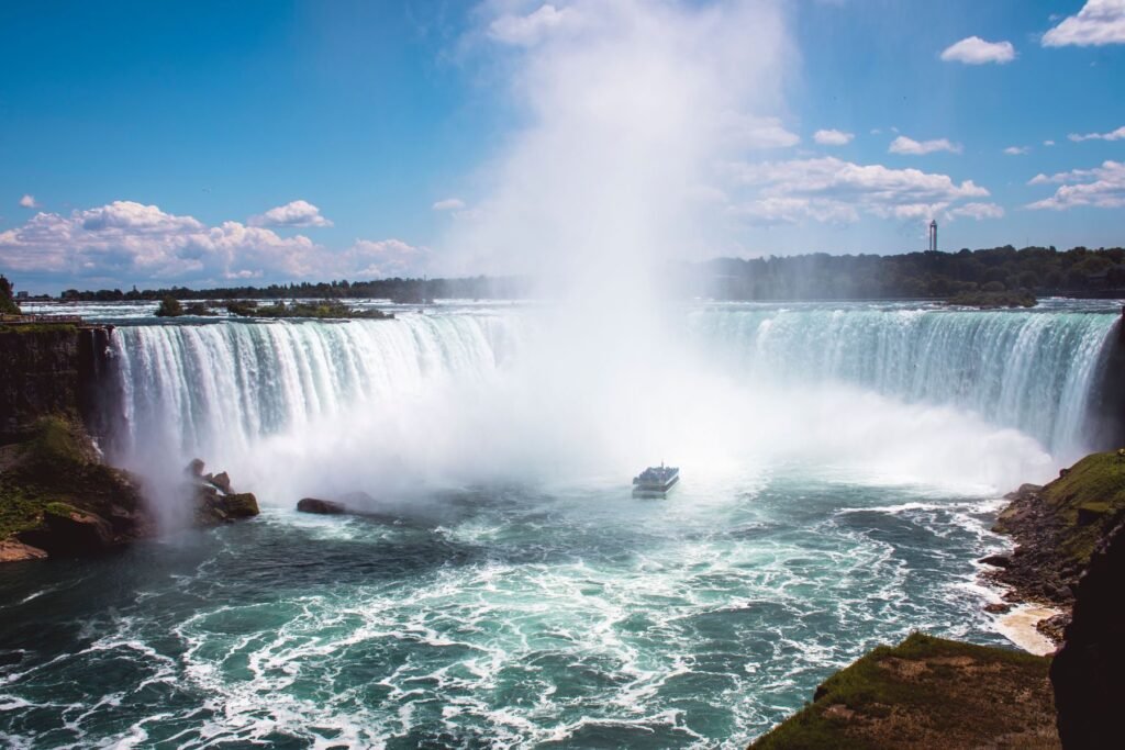 De Horseshoe Falls bij Niagara