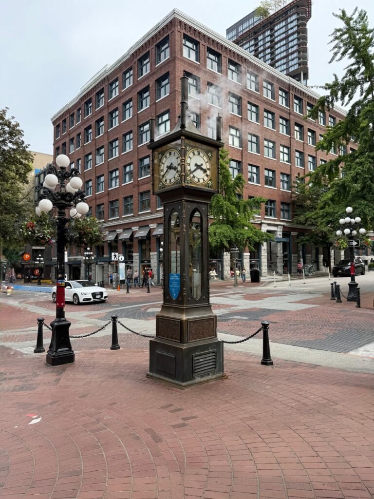 De stoomklok in Gastown