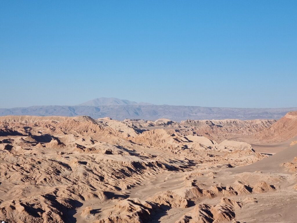 Geërodeerde rotsen in de Valle de la Luna
