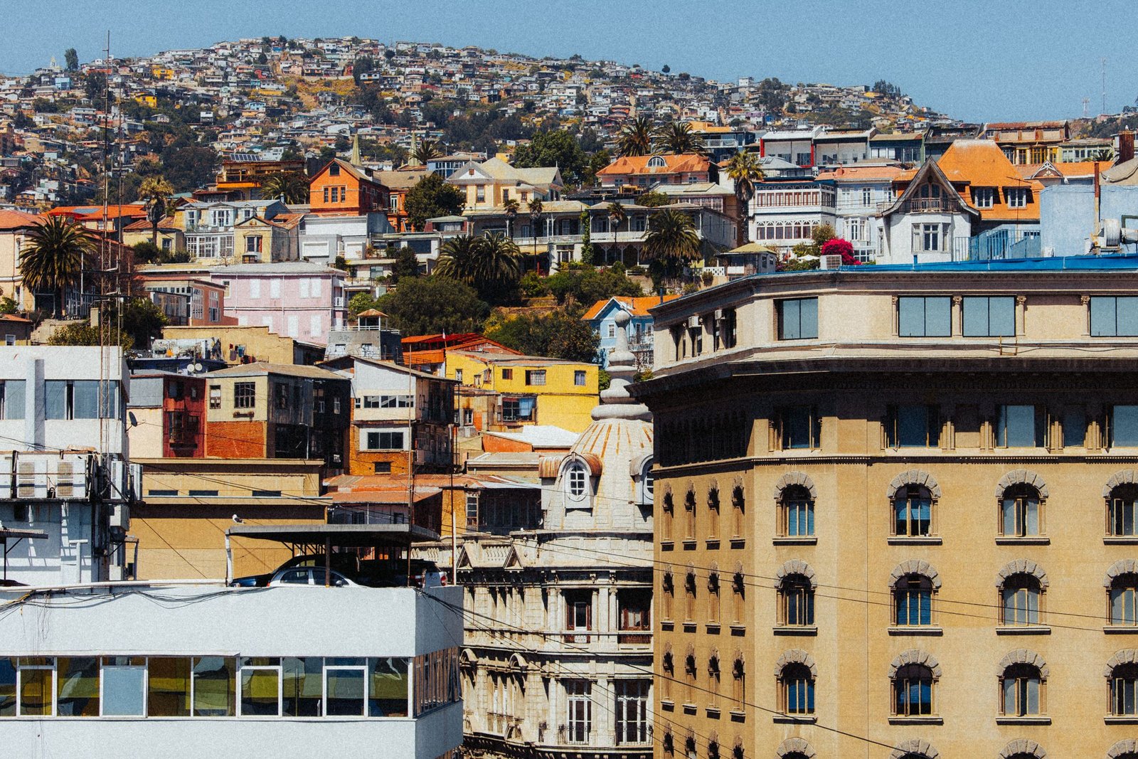 Gevels en heuvels van Valparaíso