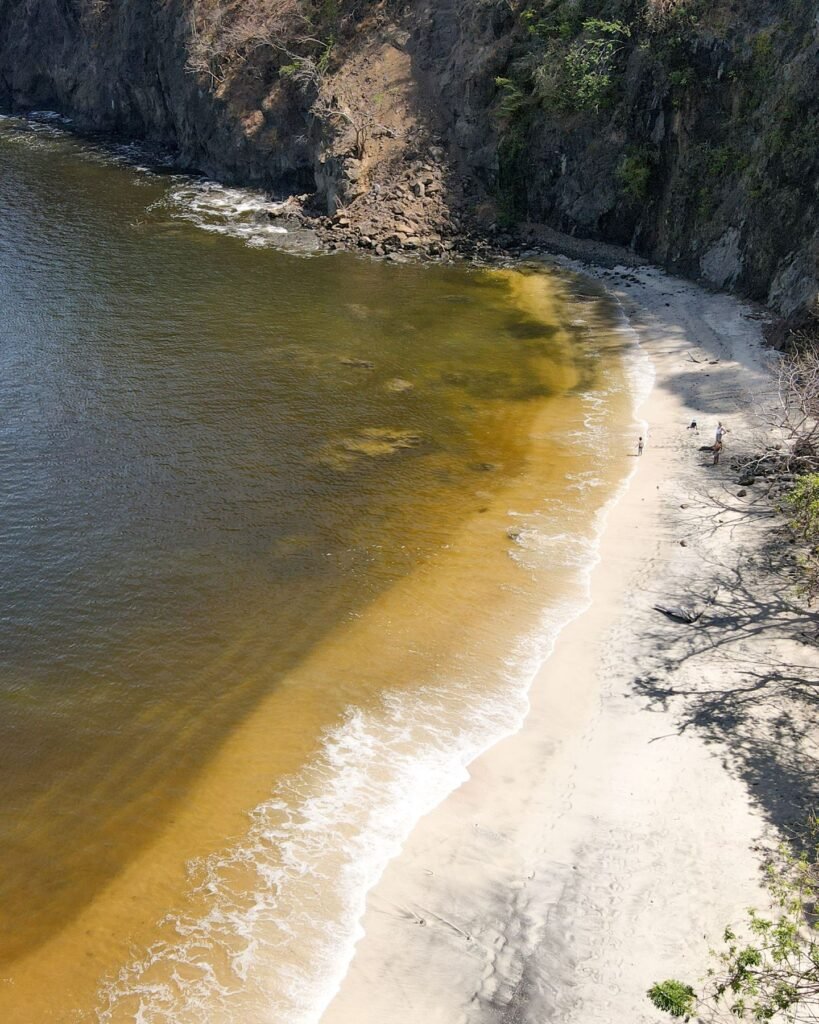 Strand met wit zand in Guanacaste