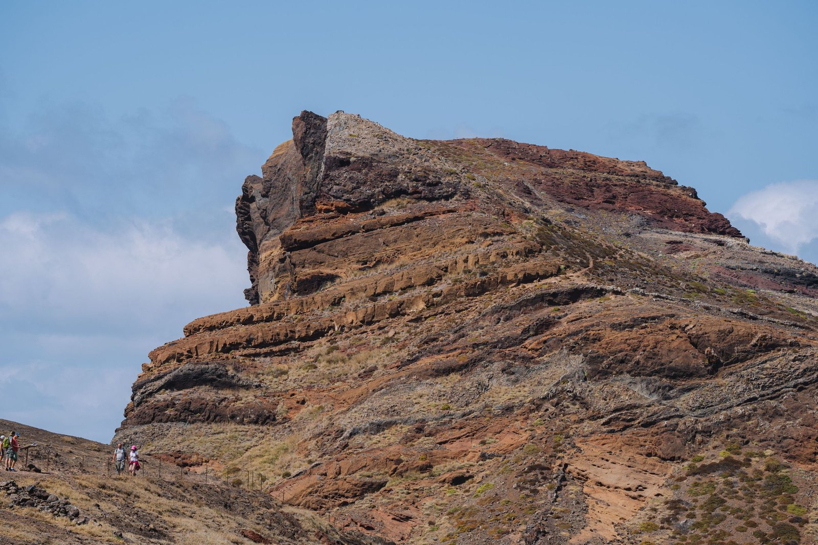 Rotsig berglandschap op Kaapverdië