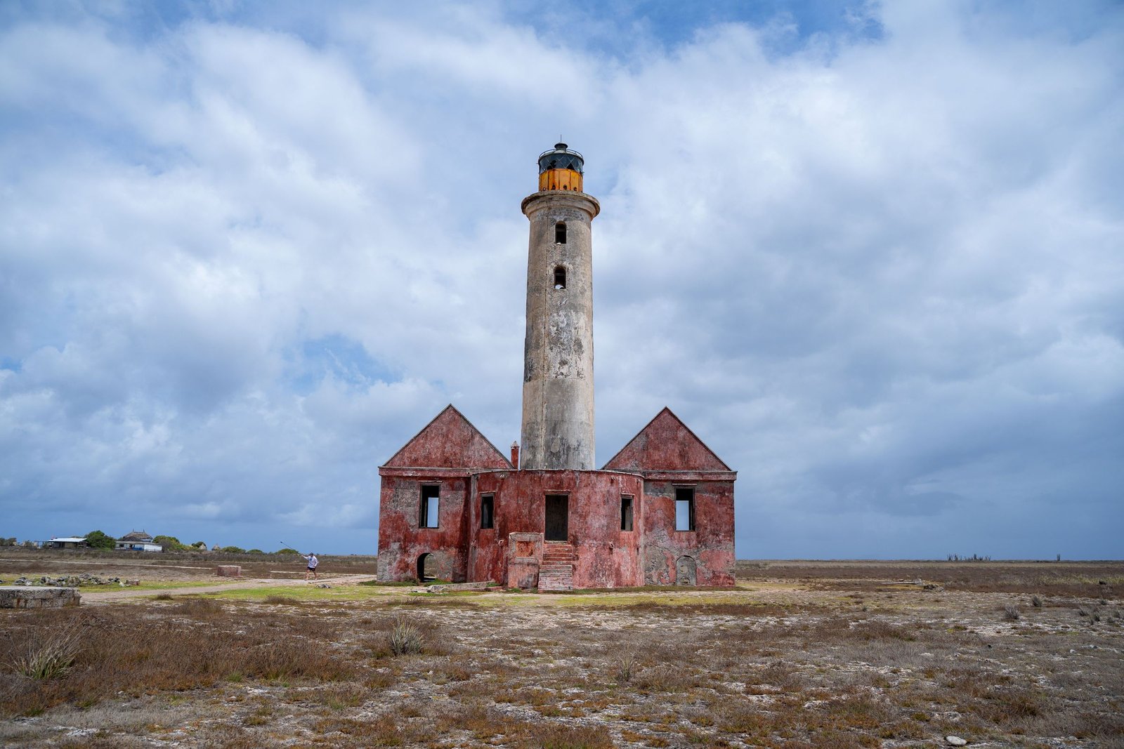 De vervallen vuurtoren van Klein Curaçao