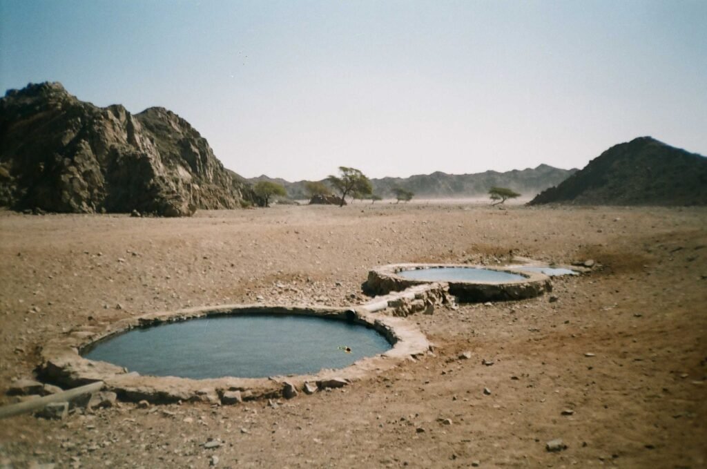 Woestijnlandschap bij Marsa Alam