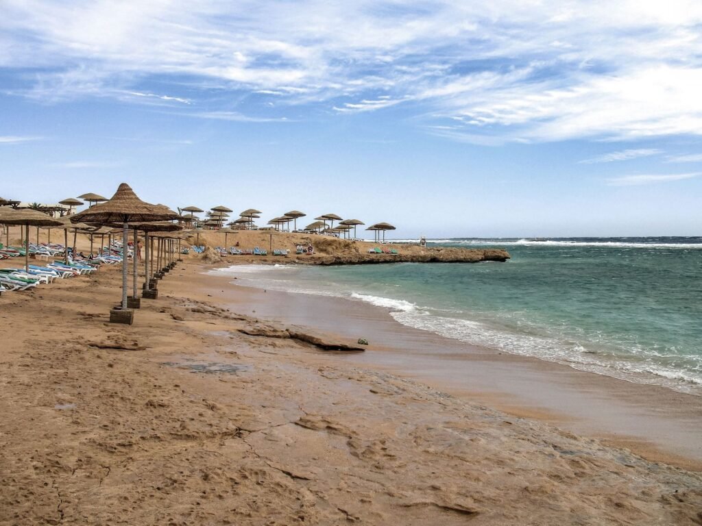 Strand bij Sharm el-Sheikh