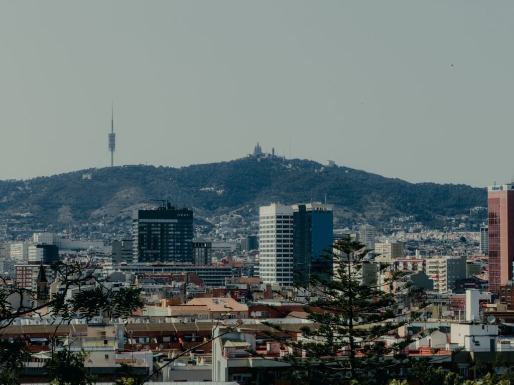 Barcelona met de Tibidabo