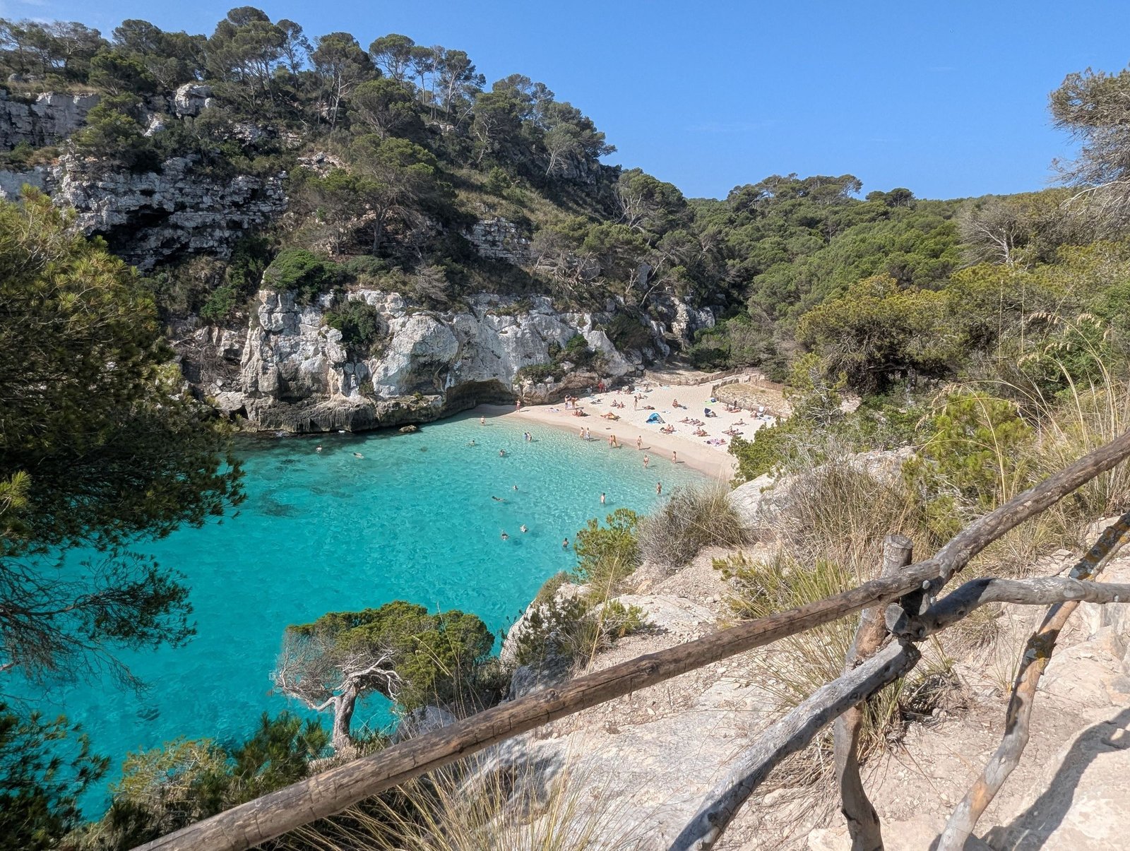 Cala Macarella op Menorca