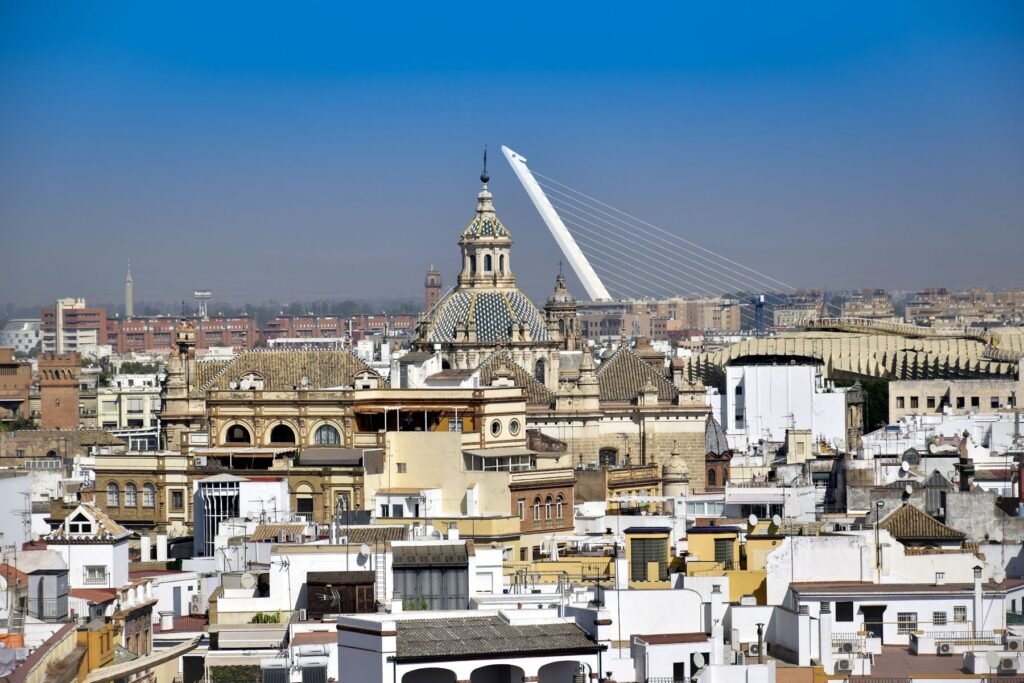 Uitzicht over de oude stad van Sevilla