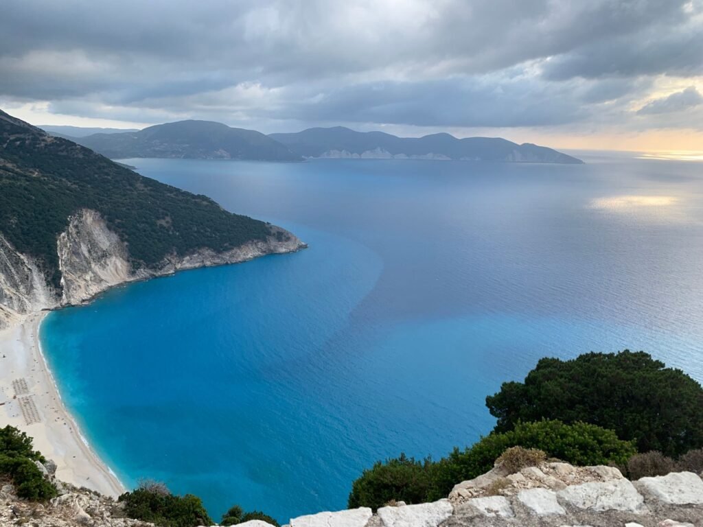 De baai van Myrtos