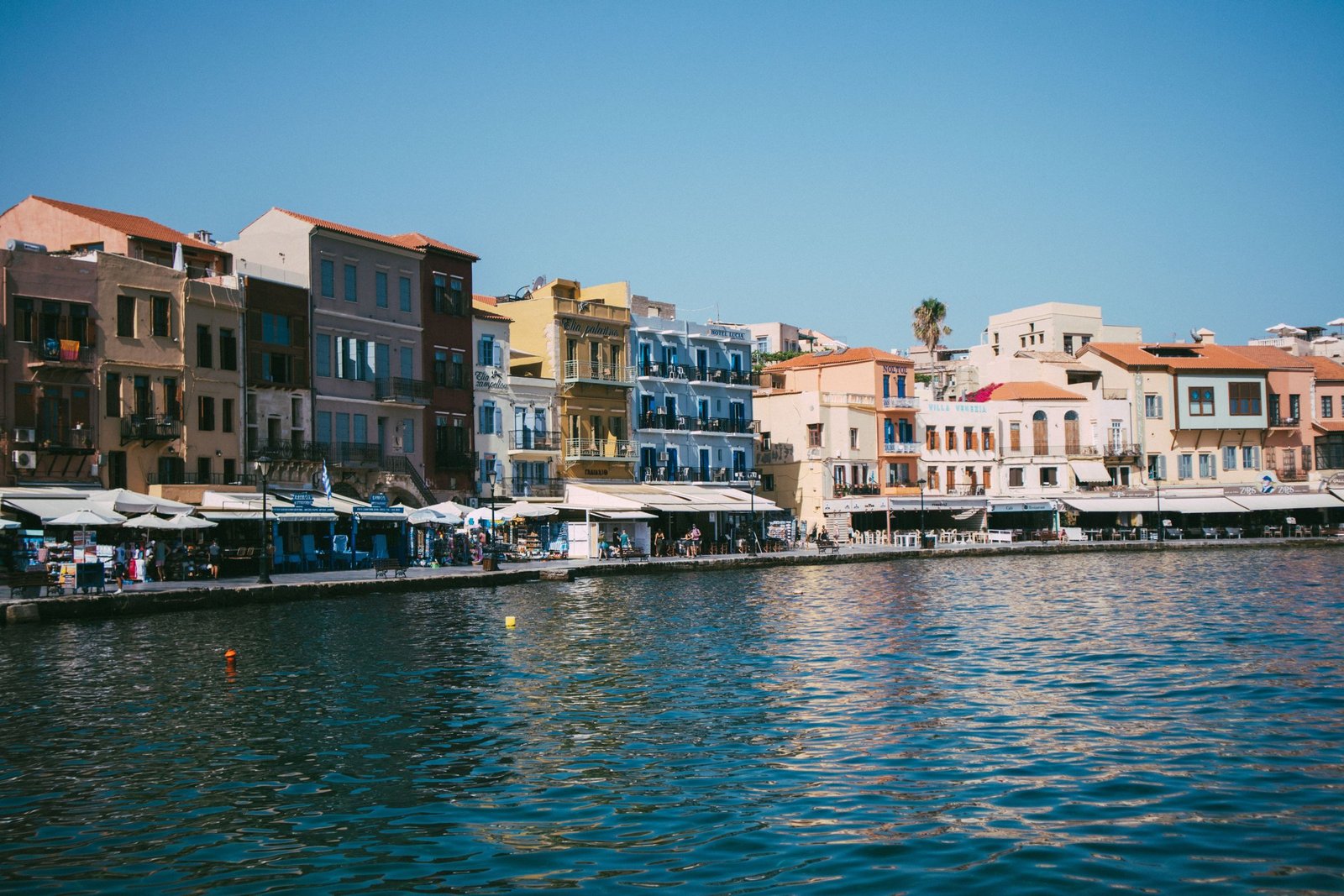 De Venetiaanse haven van Chania