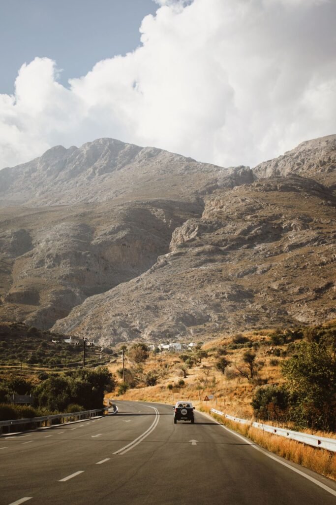 Bergweg op Kreta