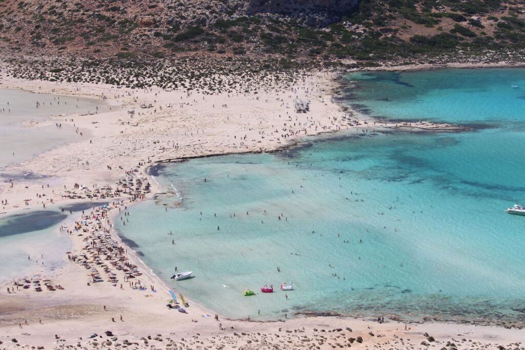 De lagune van Balos op Kreta