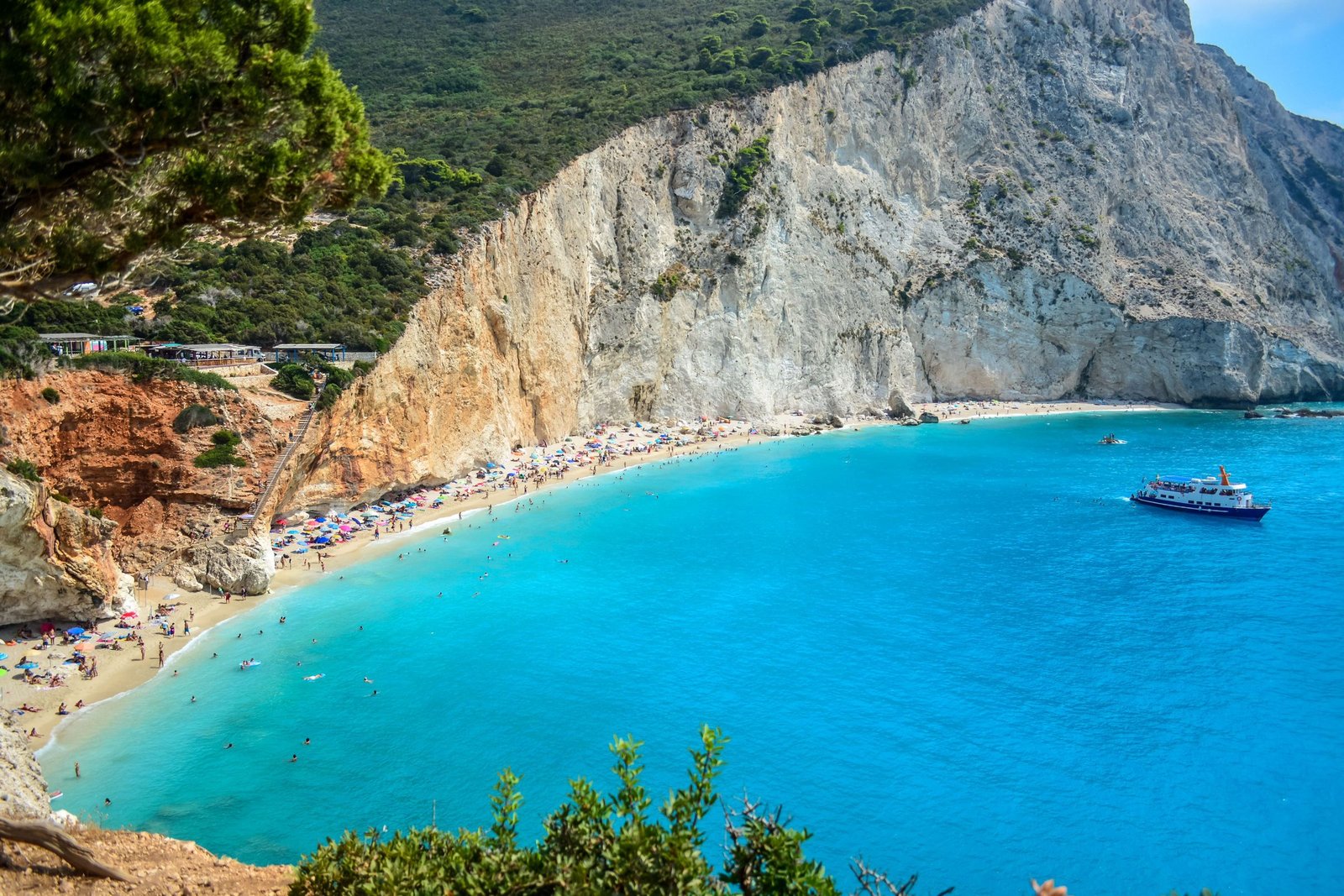 Porto Katsiki van bovenaf