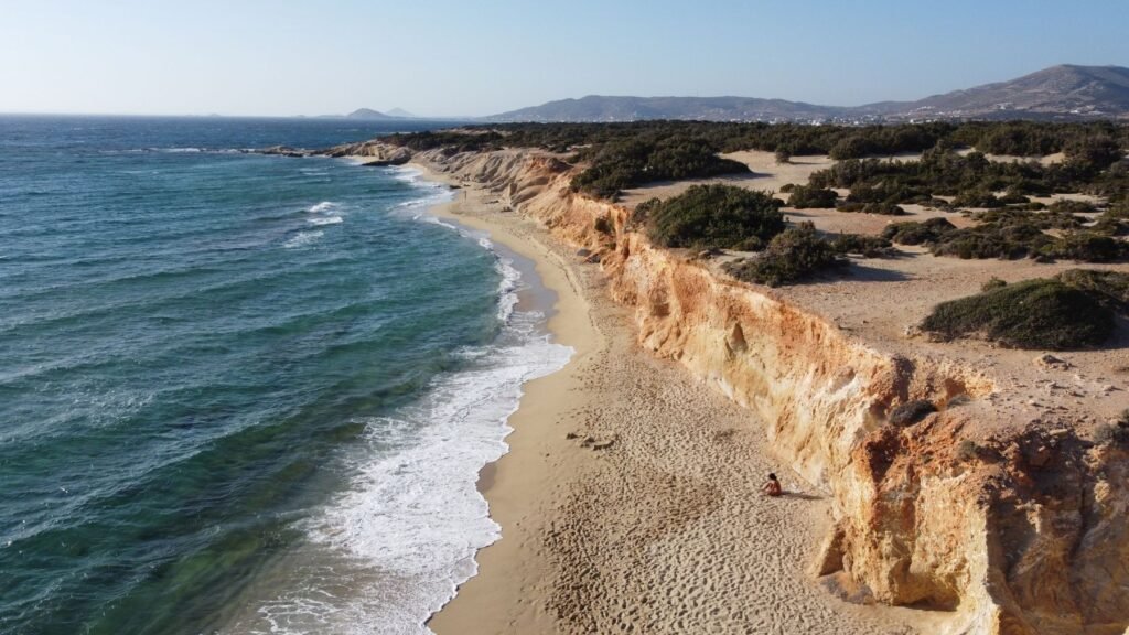 Strand en duinen op Naxos