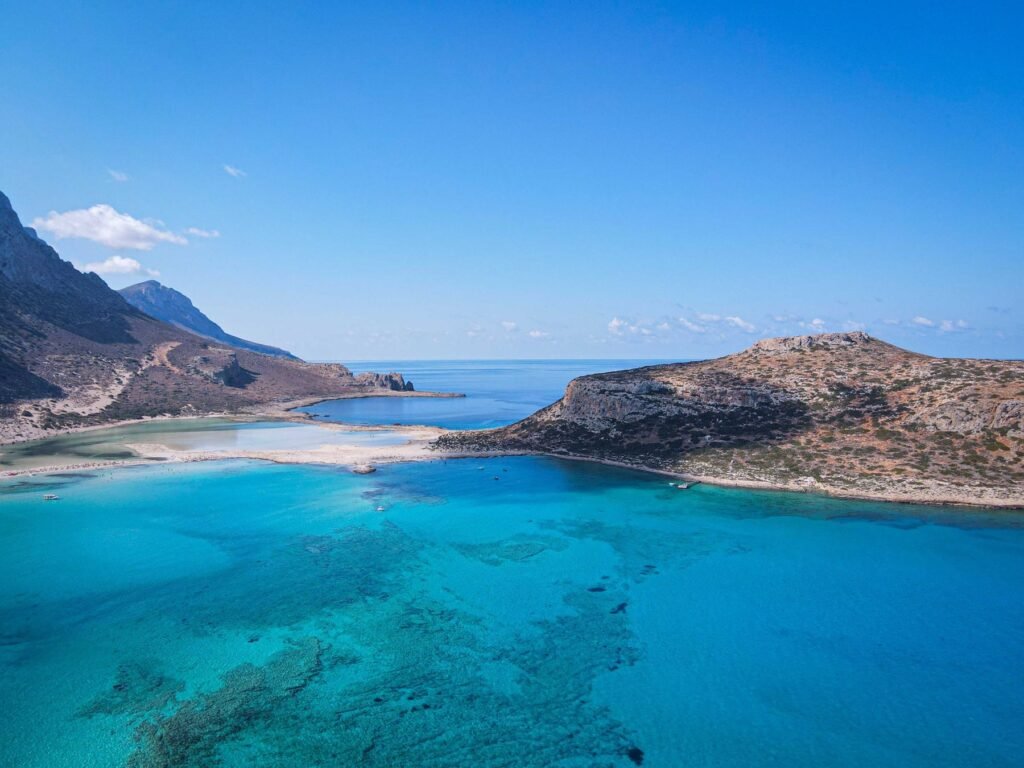 Turquoise baai op Kreta