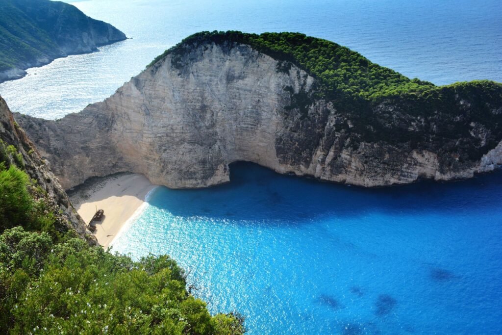 De baai van Navagio