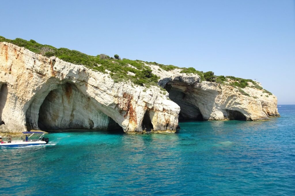 De Blue Caves van Zakynthos