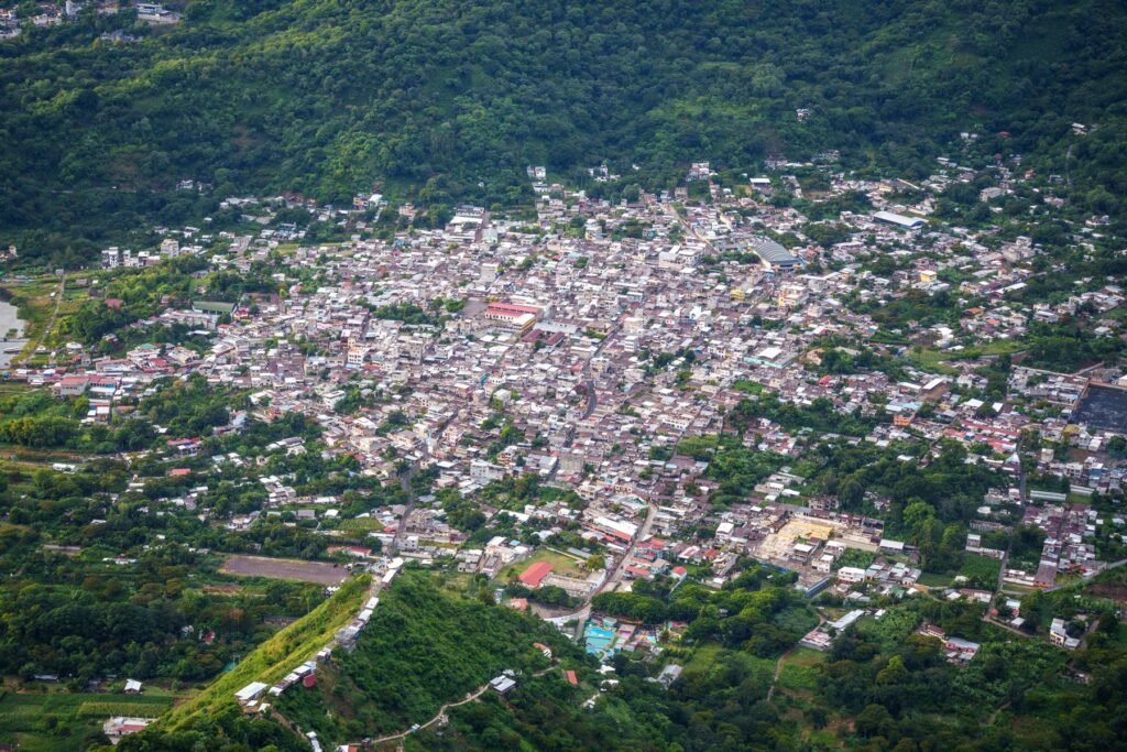 San Juan La Laguna van bovenaf