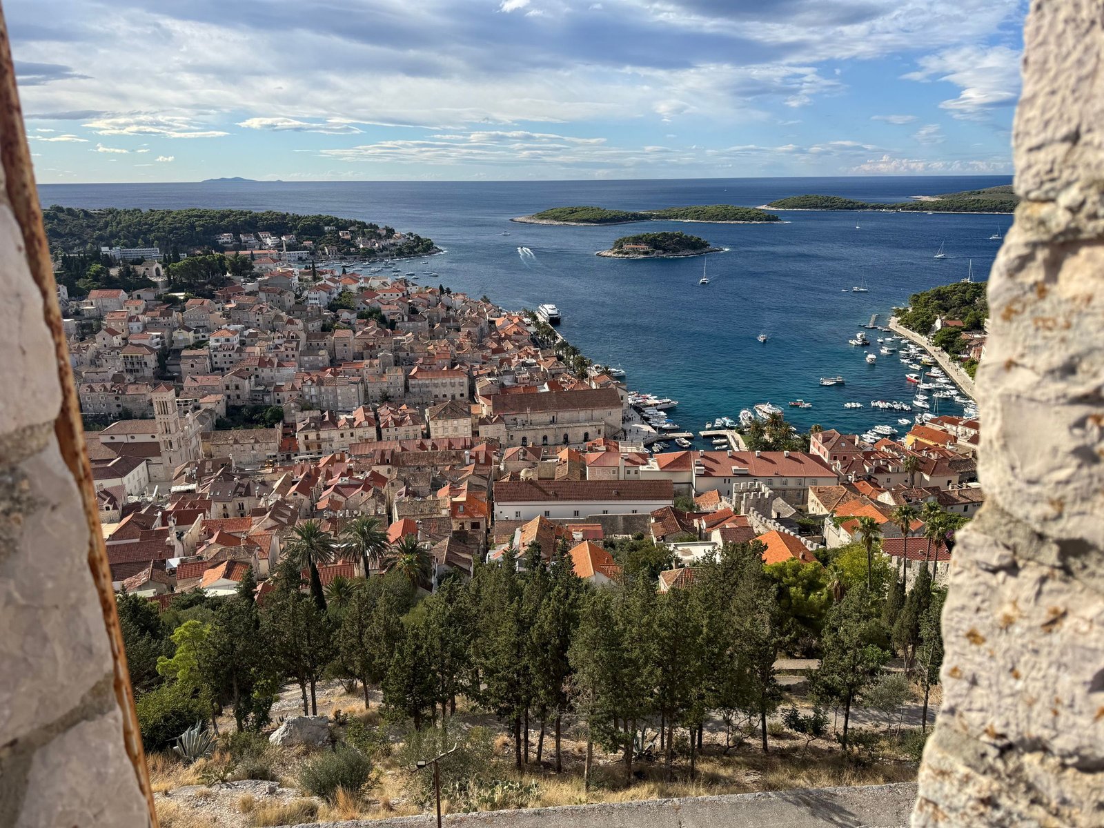 Hvar-stad en de Pakleni-eilanden