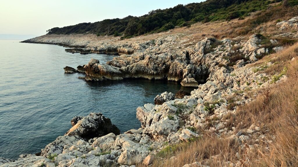 Rotskust in Istrië