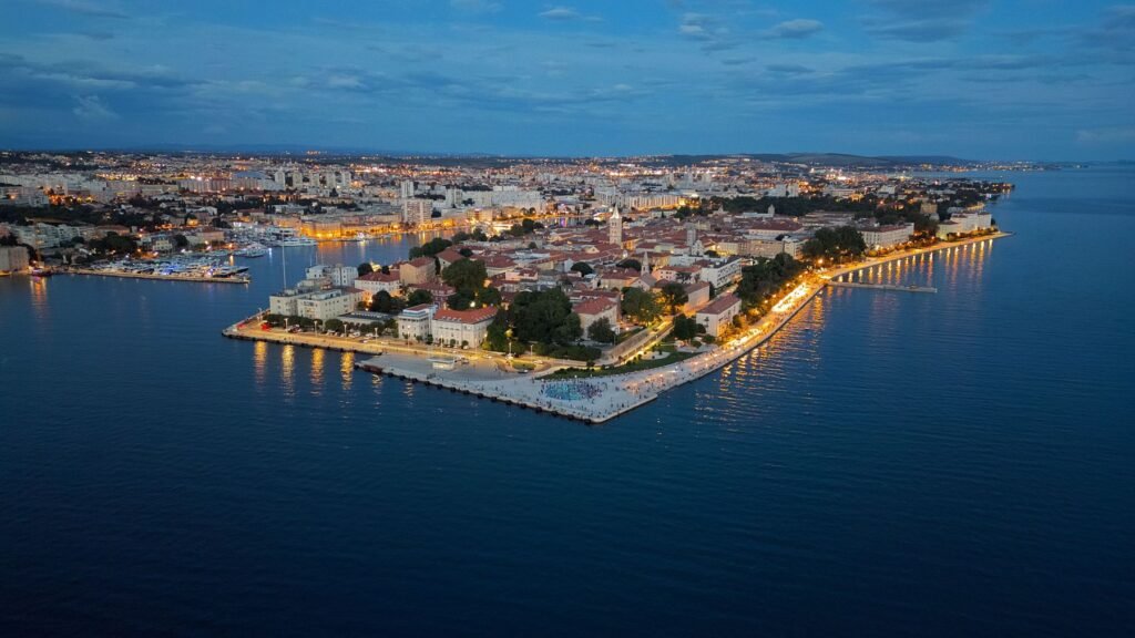 Zadar bij avond