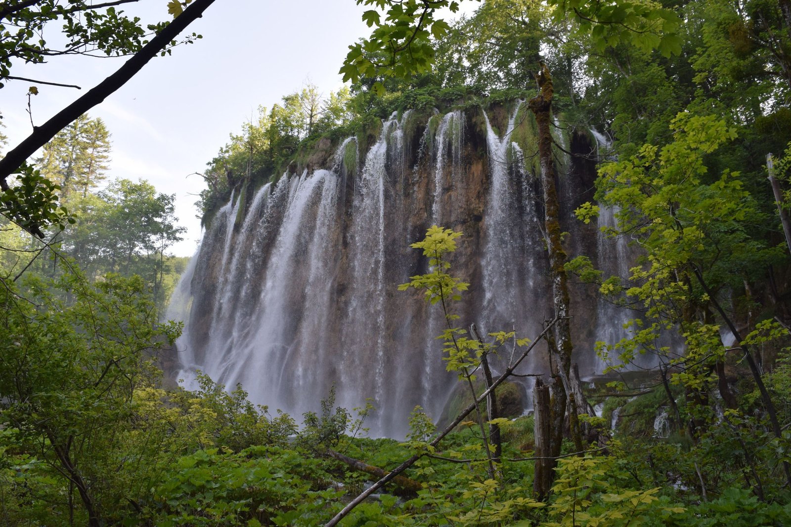 Watervallen in de Plitvicemeren