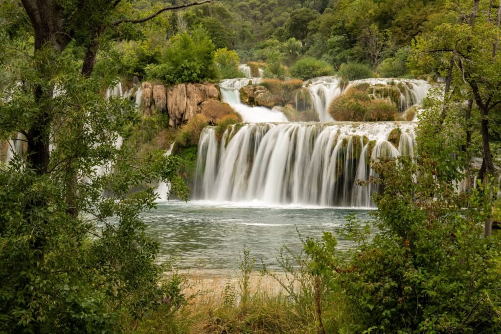 Watervallen in Krka