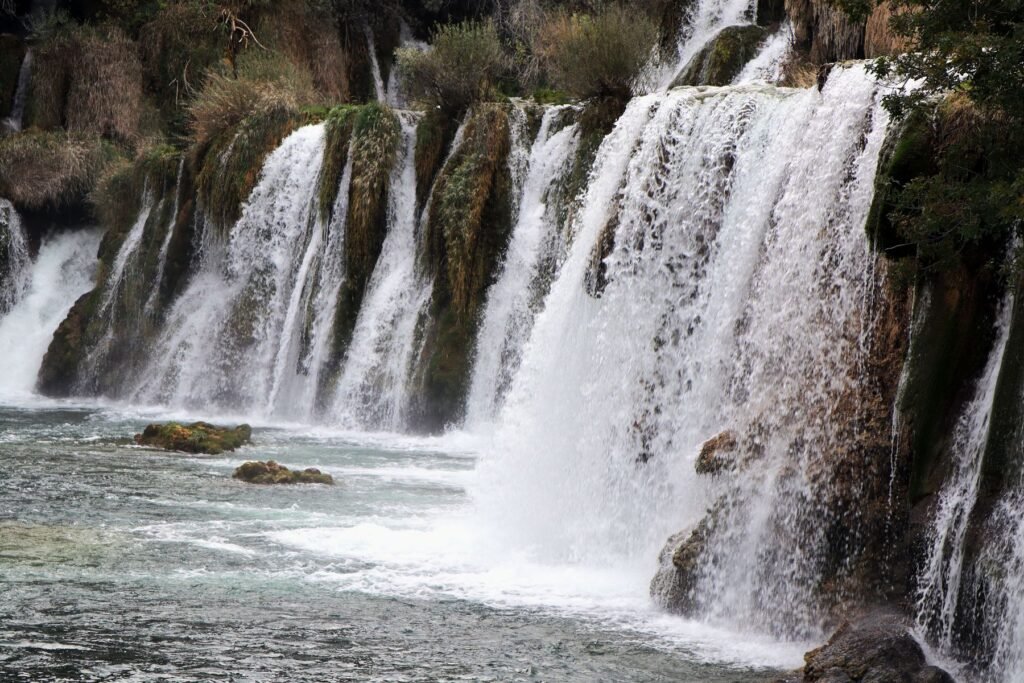 Watervallen in het nationaal park Krka
