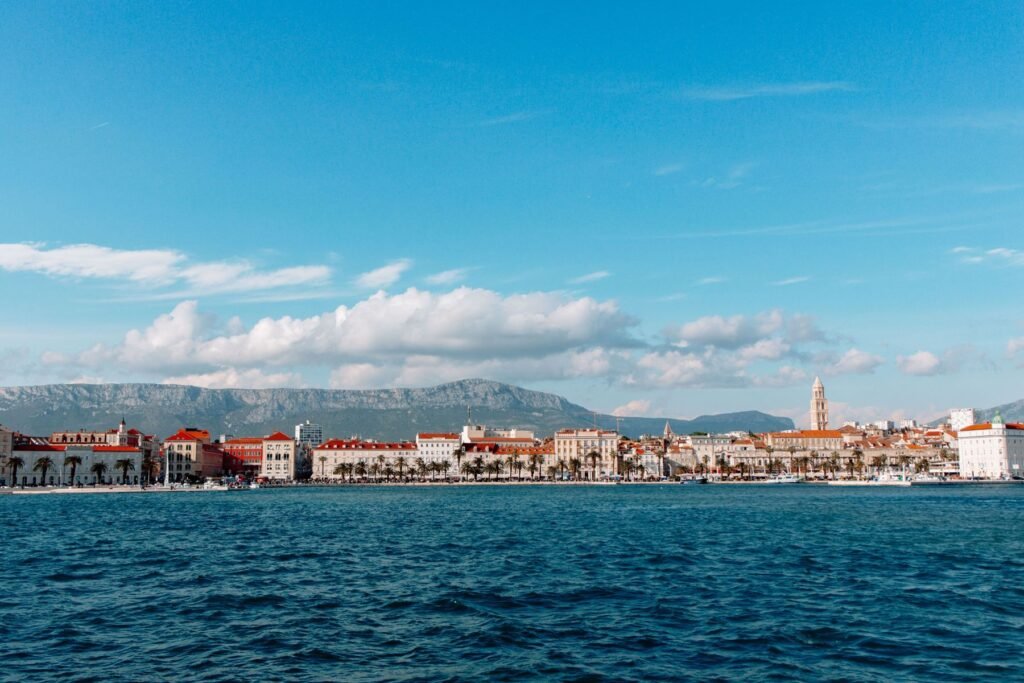 Split gezien vanaf zee
