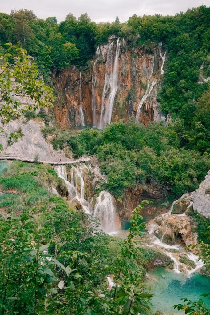 Watervallen in de Plitvicemeren