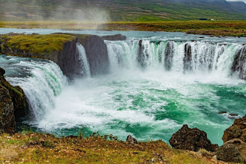 Goðafoss van dichtbij